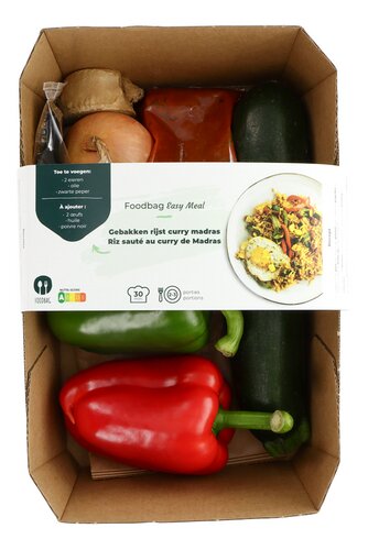 FOODBAG Box Geb.rijst|Cur|Madras