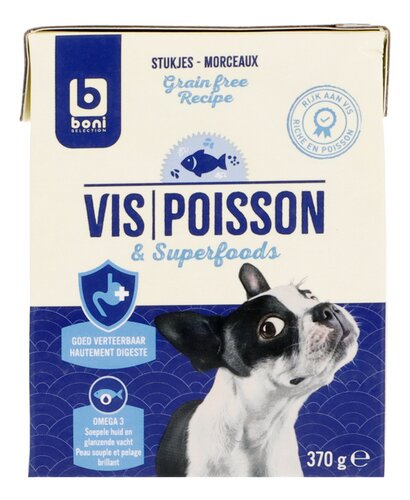 BONI hond brokken met vis in saus