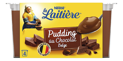 LA LAITIÈRE pudding chocolade