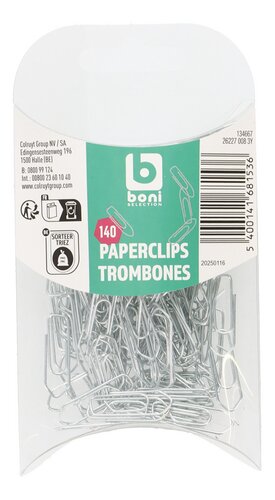 BONI Paperclips argent 25mm