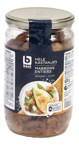 BONI gekookte kastanjes