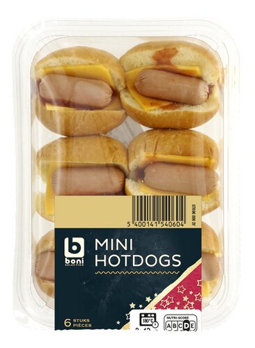 BONI Mini hotdogs | 6 pièces