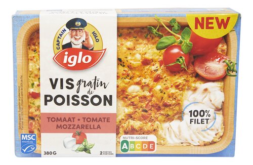 IGLO gratin poisson toma/mozar MSC