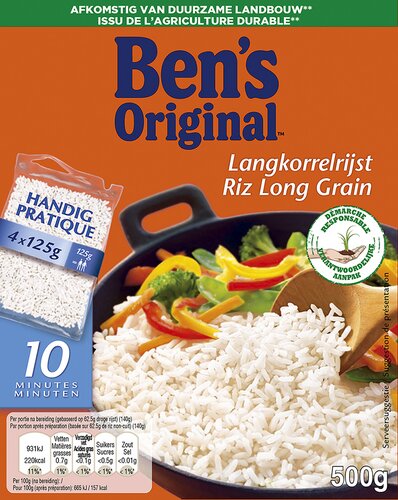 Uncle Ben's Riz Long Grain 10 Minutes 5 Sachets de 200 g : :  Epicerie