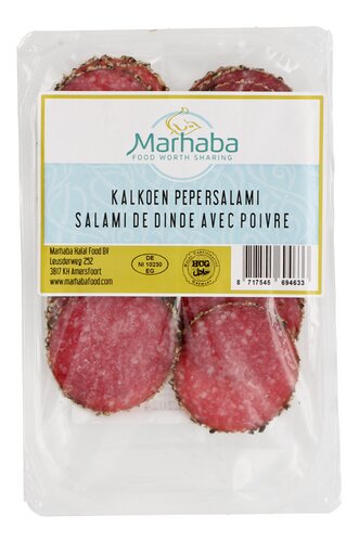 MARHABA salami dinde poivre Halal