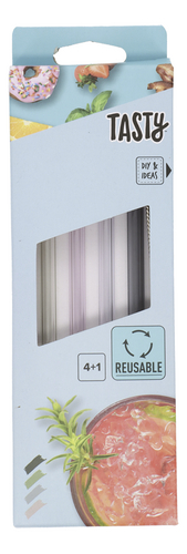 TASTY glazen rietjes