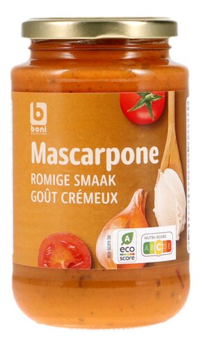 BONI pastasaus tomaat mascarpone