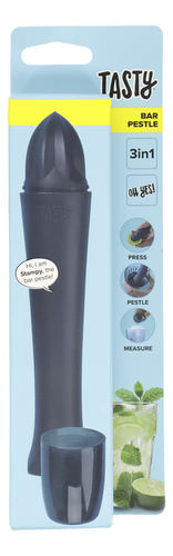 TASTY cocktailstamper 3-in-1