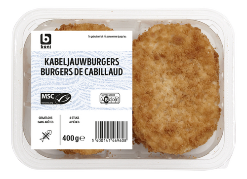 BONI kabeljauwburger graatl.MSC