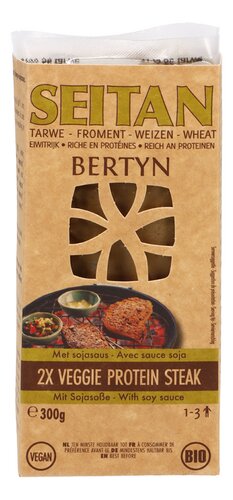 BERTYN seitan steak de blé Bio