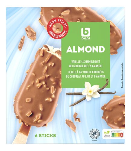 BONI Ijs Almond sticks