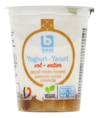 BONI yaourt pomme/raisins
