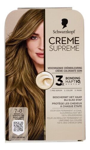 Schwarzkopf Creme Supreme 7-0 Natuurlijk donkerblond