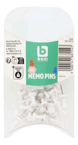 BONI épingles mémo