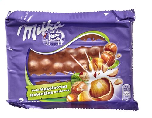 MILKA lait noisettes
