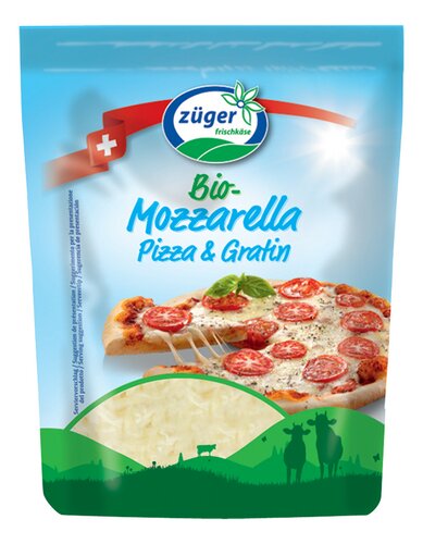 ZÜGER Mozarella fromage râpé Bio
