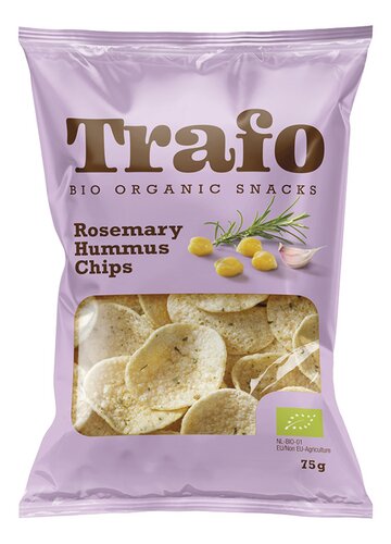 TRAFO hummus chips romarin Bio