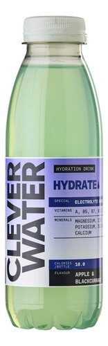 CLEVERWATER Hydrate Apple-Blackcur.