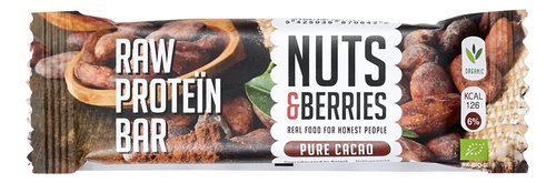 NUTS&BERRIES barre prot.cacao Bio