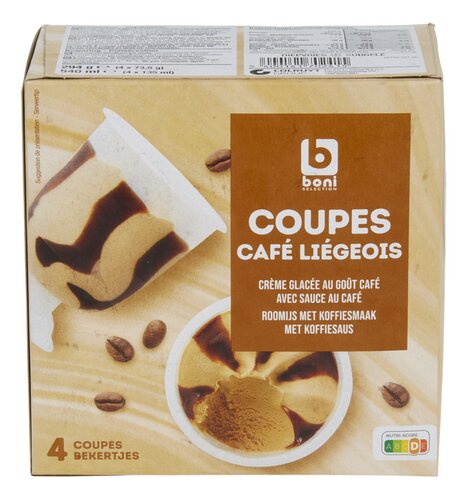 BONI café Liégeois mokka cups