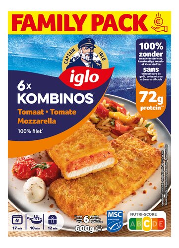IGLO Kombinos Tomaat MozzarellaMSC