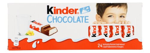 KINDER CHOCOLATE batonnets 24pc
