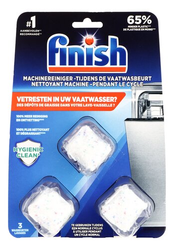 FINISH machinerein.tijdens wasbeurt
