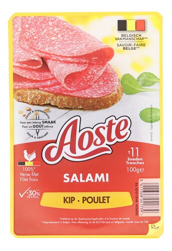 AOSTE l'Authentique salami poulet