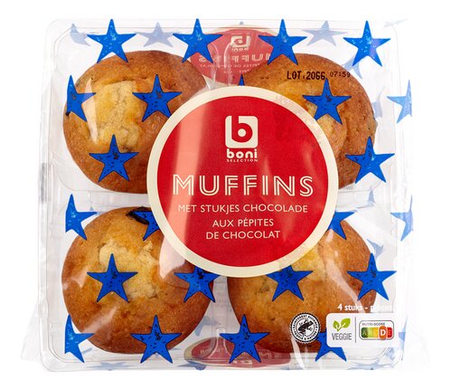 BONI Muffins pépites chocolat