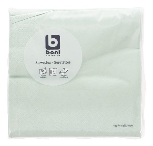 BONI Servet Munt 33cm