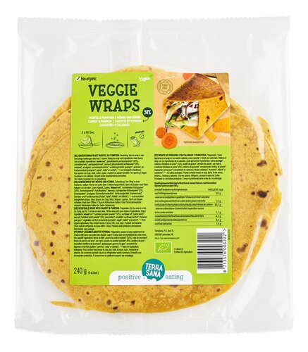 TERRASANA wrap légum.carot&poti.Bio