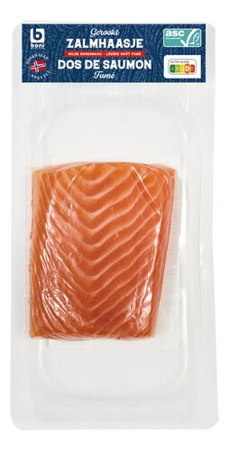 BONI dos de saumon Norvège fumé