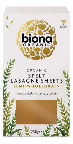 BIONA lasagne d'épeautre Bio