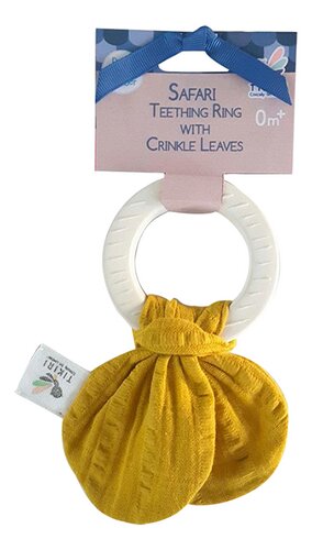 TIKIRI Safari anneau dentit.jaune 16cm