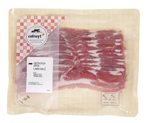 COLRUYT gezouten speksneden dun