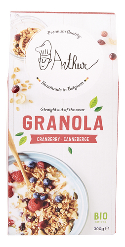 ARTHUR granola canneberge Bio