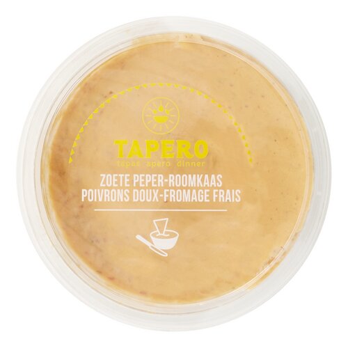Tapero zoete peper-roomkaas dip 150g