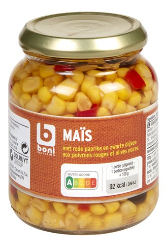 BONI maismix bokaal BBQ