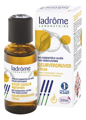 LADROME geurverdrijver citrus 30ml
