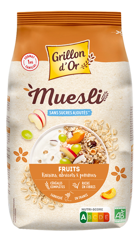 GRILLON D'OR Familiemuesli Fruit Bio