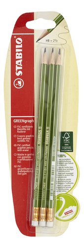 STABILO Greengraph crayons