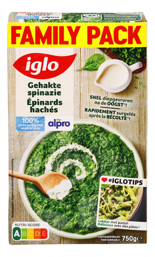 IGLO ALPRO spinazie gehakt