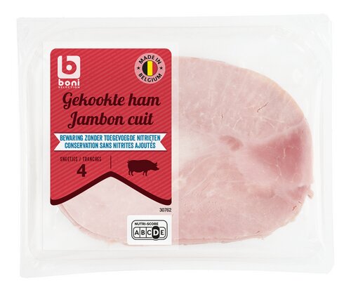 BONI Gekookte ham zonder nitriet