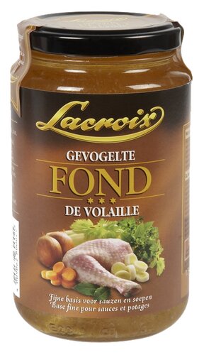 Lacroix bouillon fond gibier 400 ml soupe boite chockie