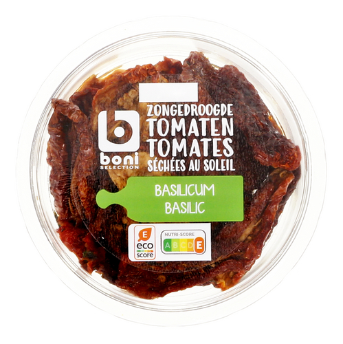 BONI zongedroogde tomaten basilicum