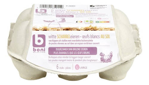 BONI oeufs sol blanc L
