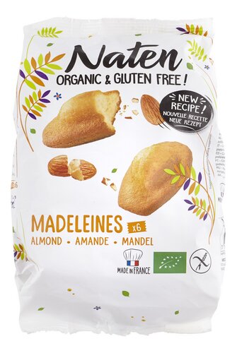 NATEN bio madeleines sav. amandes
