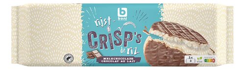 BONI Crisp's galettes riz chocolat