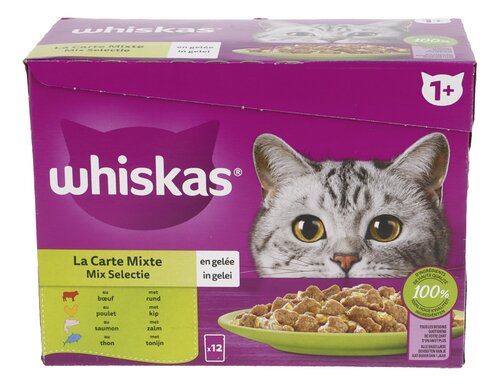 WHISKAS mix gelée 1+ pouch