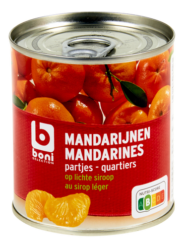 BONI mandarines au sirop cons